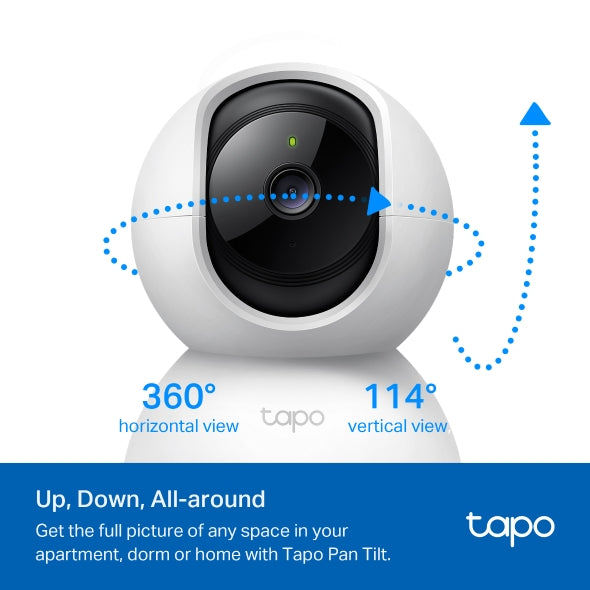 TPLink Tapo C210 Pan/Tilt Home Security Wi-Fi Camera 2K