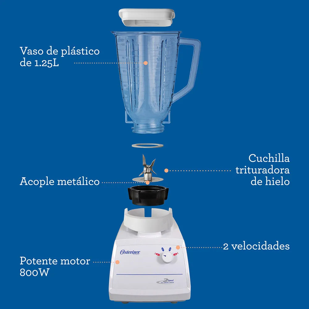 Licuadora tradicional Oster® 2 velocidades 4170