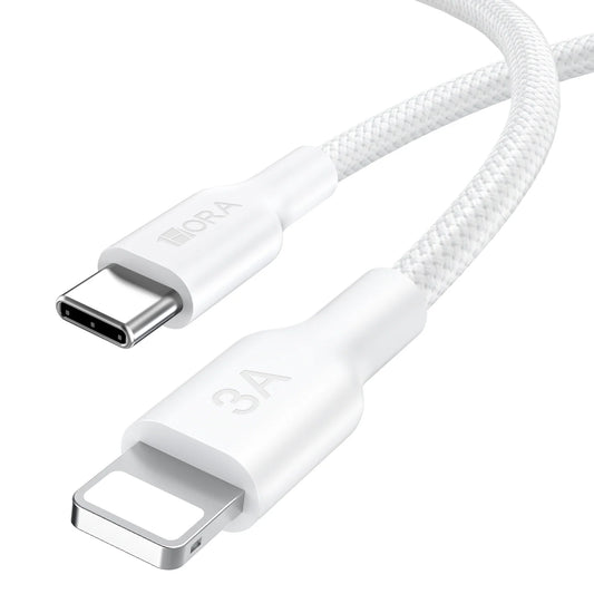 Cable Tipo C a iPhone 1 Metro 1Hora Blanco CAB273