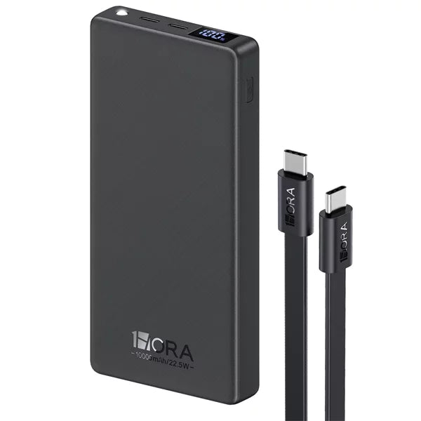 Powerbank De 10000 Mah 22.5w 1 Hora Color Negro GAR264