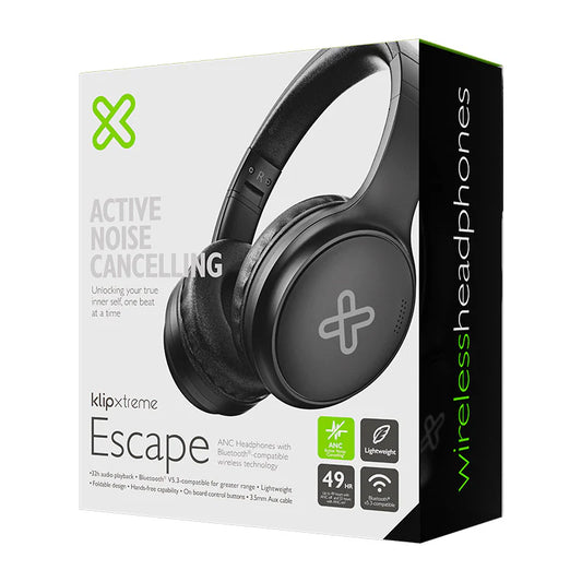 KX Hdpn Wls-BT- Active Noise Cancel Black KNH-300BK