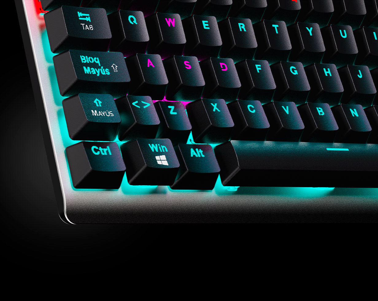 Teclado Primus Kybd Ballista 91T Wrd Spanish Mech Red swtch PKS093S