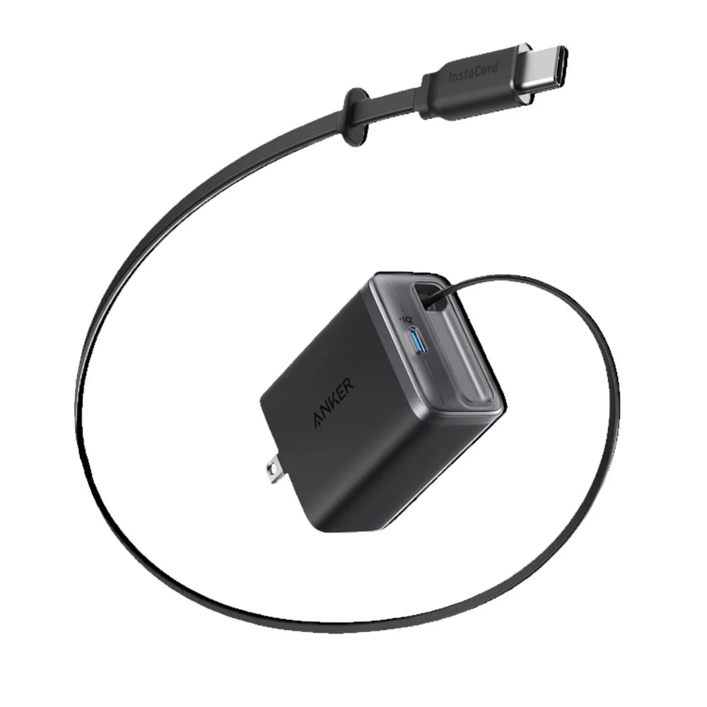 Anker Nano Charger 35W Cable Retractable USB C A2658J11