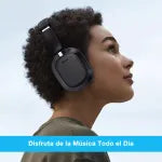 Audifonos Diadema Bluetooth 1Hora Negro Modelo AUT250