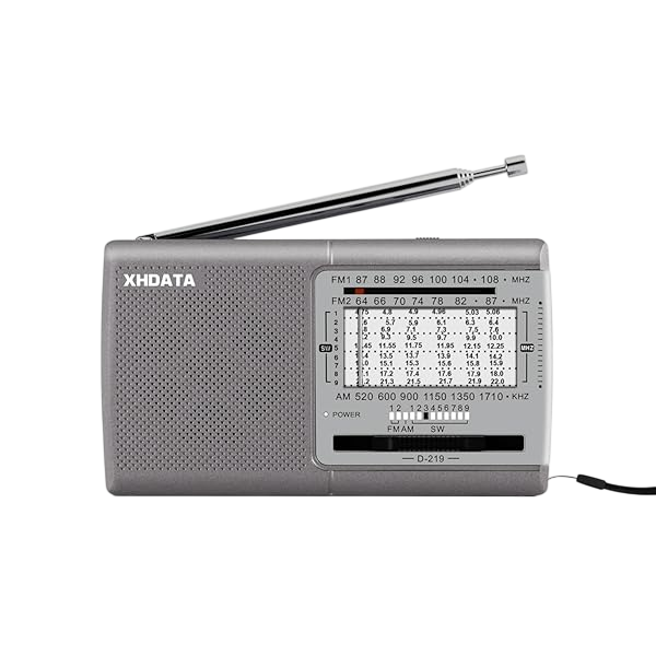 XHDATA D219 Radio Portatil de onda corta AM FM