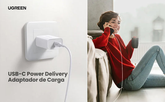 Ugreen Cubo USB-C 20W PD 3.0 - Blanco