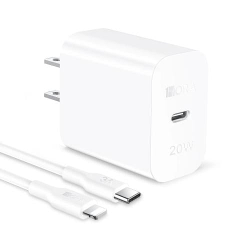 Cargador Tipo C A Lightning De 20 Wats 1Hora GAR163