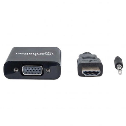 Convertidor HDMI a VGA con Audio Manhattan