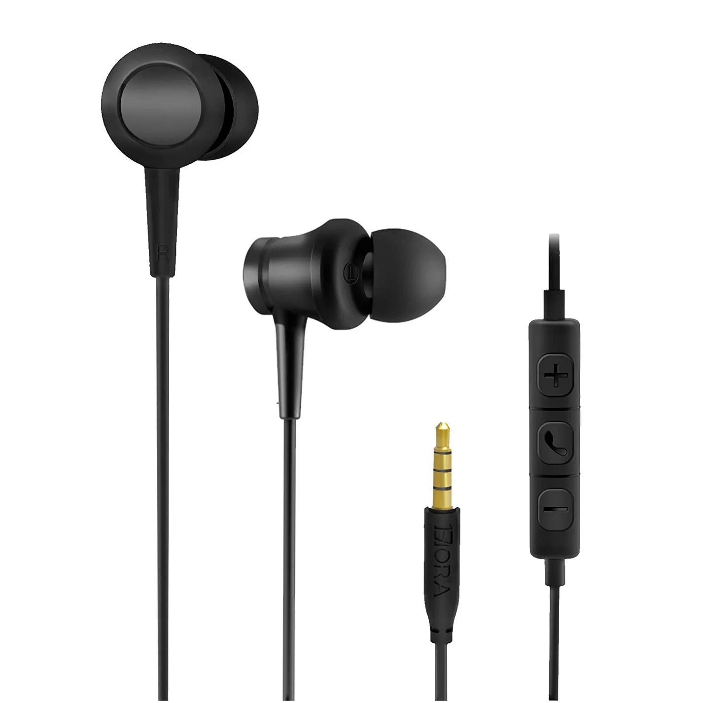 Audifonos Metalico 1 Hora 3.5mm AUT111 Negro