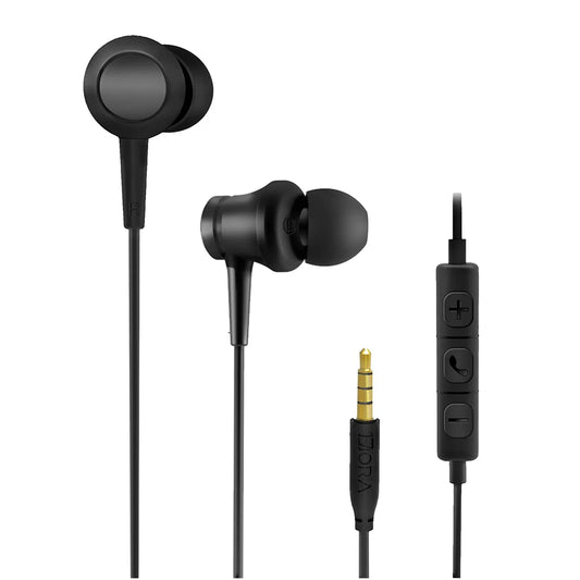 Audifonos Metalico 1 Hora 3.5mm AUT111 Negro