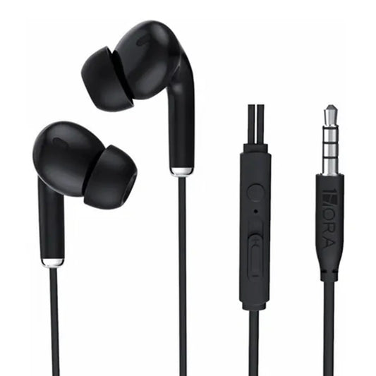 Audifonos 3.5mm 1 Hora AUT123 Negro