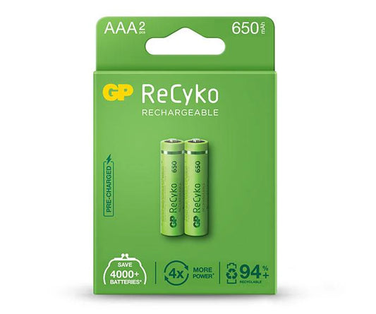 GP ReCyko 650mAh AAA
