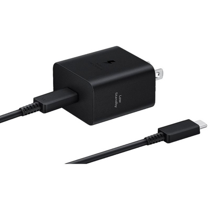 Cargador De Pared Samsung 45W USB-C, Con Cable De 1.8m, Color Negro Original