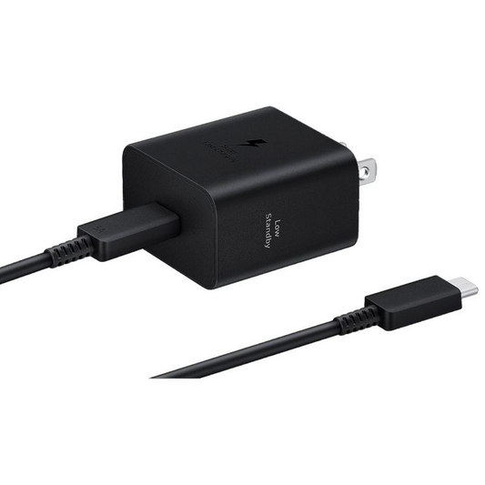 Cargador De Pared Samsung 45W USB-C, Con Cable De 1.8m, Color Negro Original