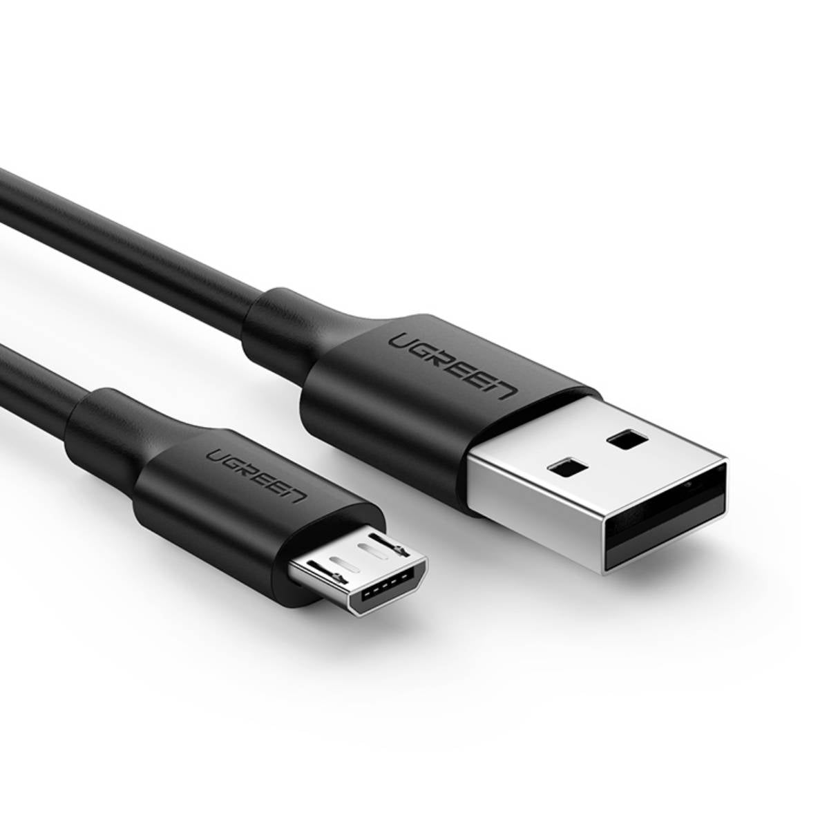 Cable USB a MicroUSB - 1 Mt. Negro Ugreen