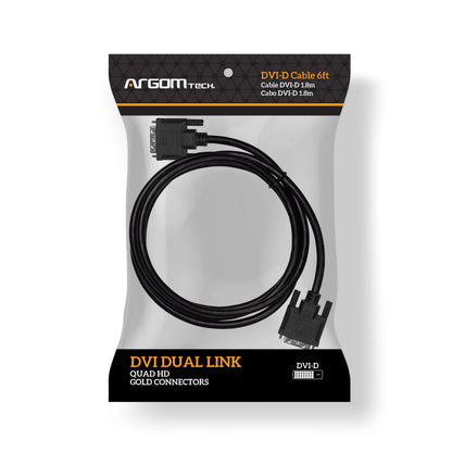 Argom Cable DVI-D a DVI-D M/M 1.8m A00465