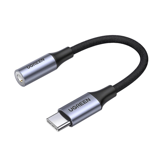 Adaptador UGREEN USB-C a Jack 3.5mm con Chip DAC, 10cm