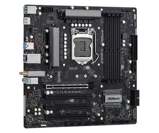 ASRock B560M-C Micro-ATX 10th & 11th Gen (LGA1200), DDR4