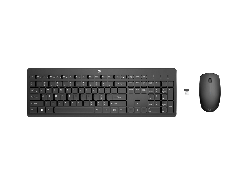 HP Kit Wireless Keyboard Mouse HP 230 blanco/negro