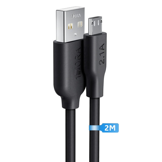 Cable USB V8 2m 1 hora Negro CAB245