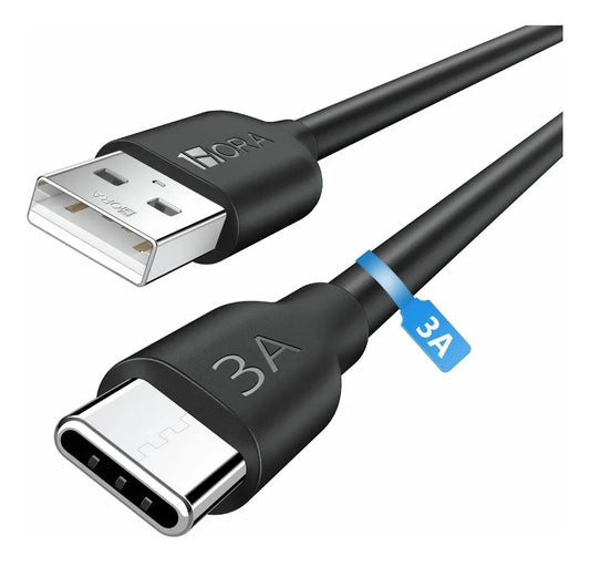 Cable USB Tipo C 1 Metro 1Hora Negro CAB251