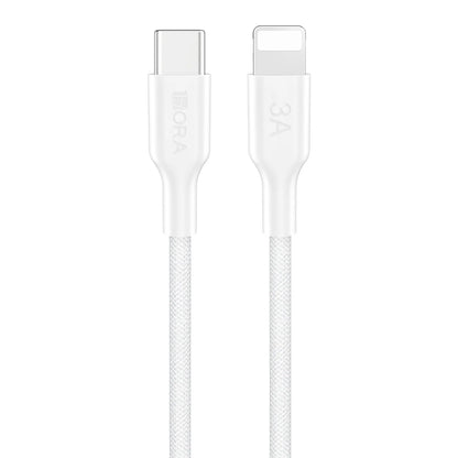 Cable Tipo C a iPhone 1 Metro 1Hora Blanco CAB273