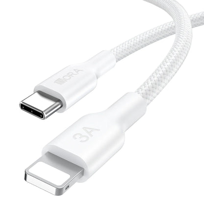 Cable Tipo C a iPhone 1 Metro 1Hora Blanco CAB273