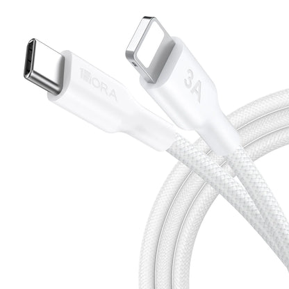 Cable Tipo C a iPhone 1 Metro 1Hora Blanco CAB273