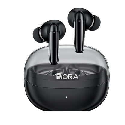 Audifonos 1 Hora AUT207 Negro/Blanco