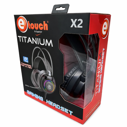 Audifonos eTouch USB titanium 7.1