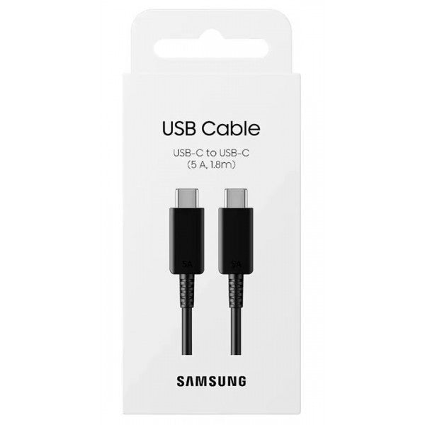 Samsung Cable Tipo C a Tipo C 1.8m EP-DX510JBEGWW 5A, MAX 100W
