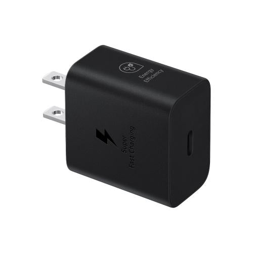 Cargador De Pared Samsung 25W USB-C, Sin Cable, Color Negro Original
