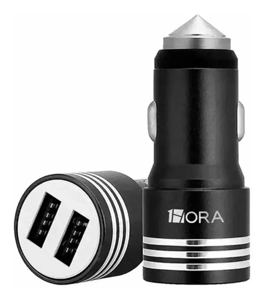 Cargador de carro V8 2.1A 1 Hora Negro GAR 089
