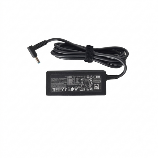 Cargador original Hp 65w punta delgada azul