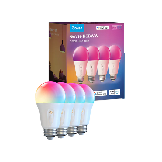Govee Bombillas inteligentes a19 pack 4 focos