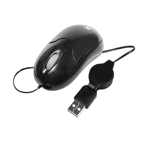 Xtech Mini Retractable Optical Mouse USB XTM-150