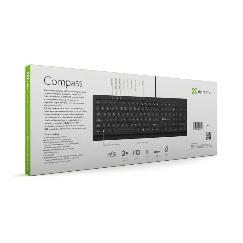 Teclado Klipxtreme KKM-252S