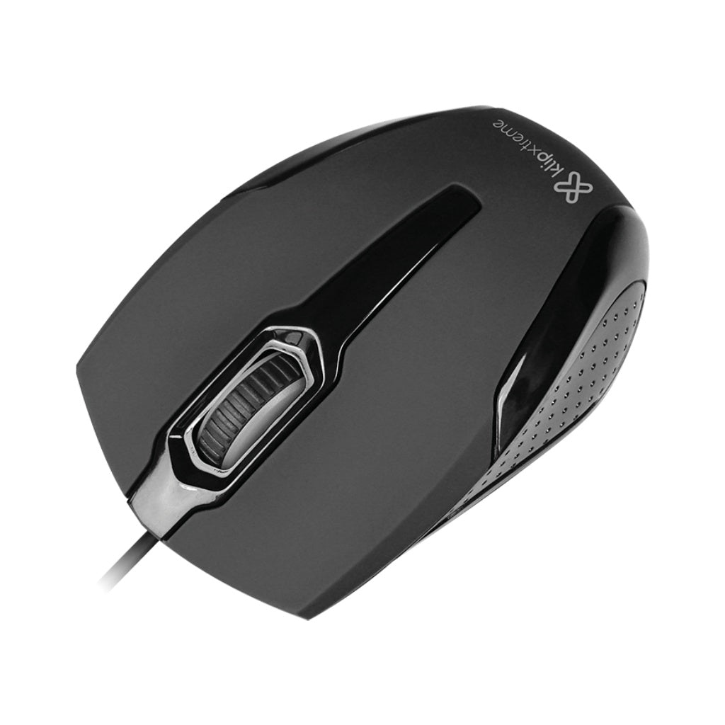 KlipX Optical mouse - USB Blk KMO-120