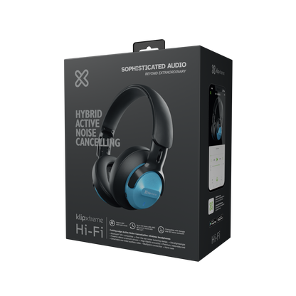 KX Hdpn Wls-BT-ANC KNH-750BL Over-Ear Bluetooth
