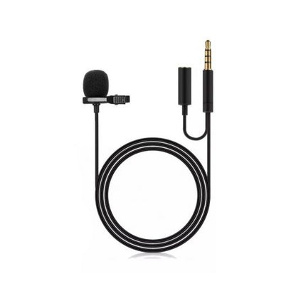 Micrófono de solapa Lavalier con Conexión Plug 3.5