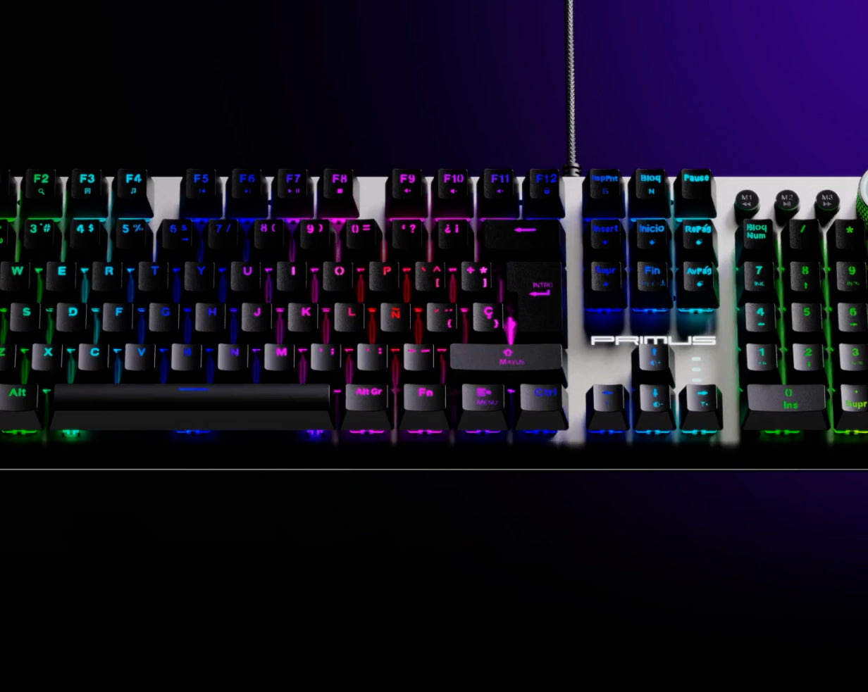 Teclado Primus Kybd Ballista 91T Wrd Spanish Mech Red swtch PKS093S