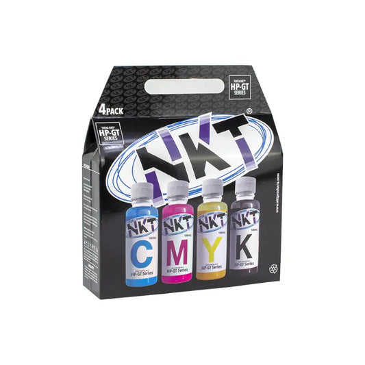 Tinta dye 100ml NKT 4 Pack HP serie GT