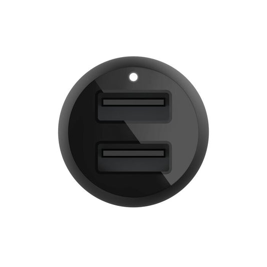 Belkin Car charger BoostCharge Dual USB-A 24w Black