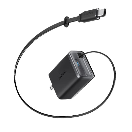 Anker Nano Charger 35W Cable Retractable USB C A2658J11