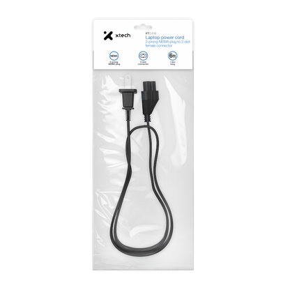Xtech cable poder 2 pines universal  XTC-110