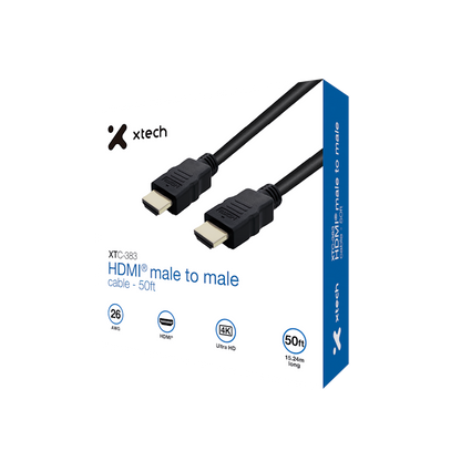 Xtech Cable HDMI XTC-383 50ft