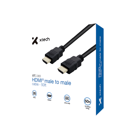 Xtech Cable HDMI XTC-383 50ft