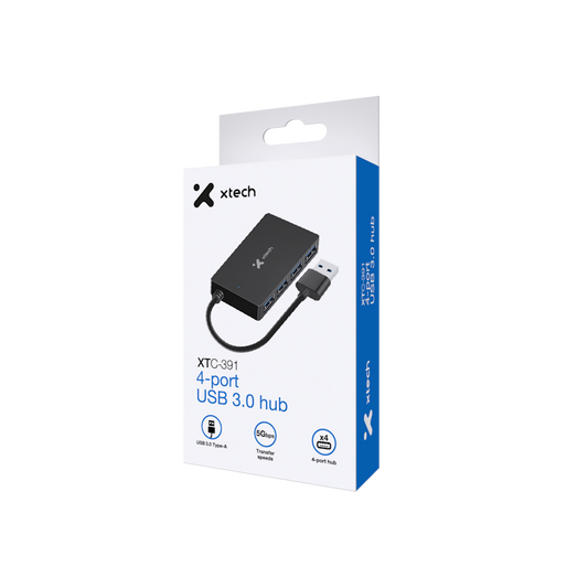 Xtech Universal 4-port USB 3.0 hub XTC-391