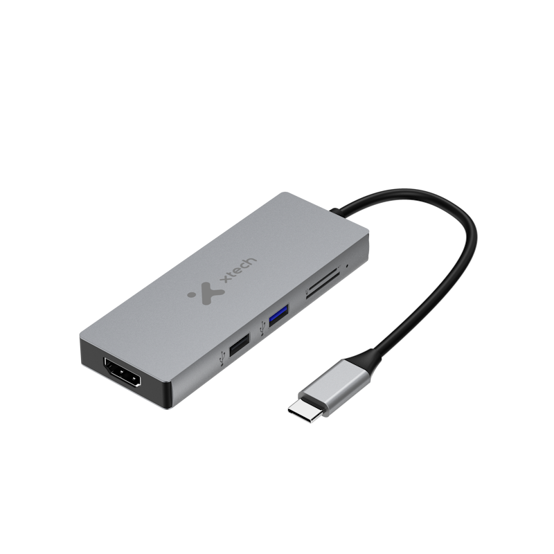 Xteh USB-C 5-in-1 Multiport adapter XTC-564 Q80.35