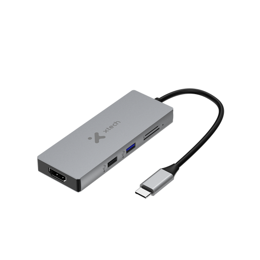 Xteh USB-C 5-in-1 Multiport adapter XTC-564 Q80.35
